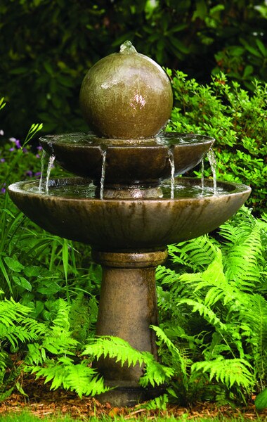 Tranquility Sphere Spill Fountain Garden Decor